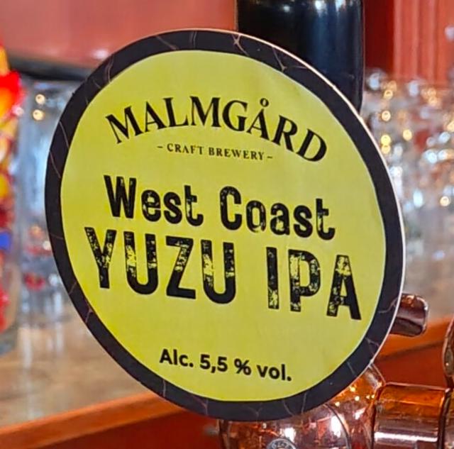 West Coast Yuzu Ipa 5.5%, Malmgårdin Panimo, Finland