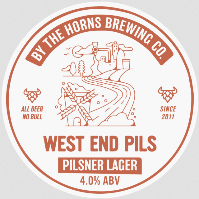 West End Pils 4.0%, By The Horns Brewing Co., England