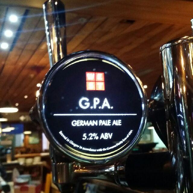 G.P.A. 5.2%, WEST Brewery, Scotland