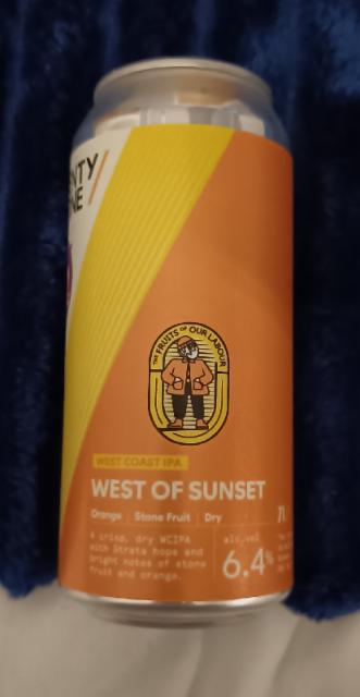 west of sunset 6.4%, 71 Brewing, Scotland