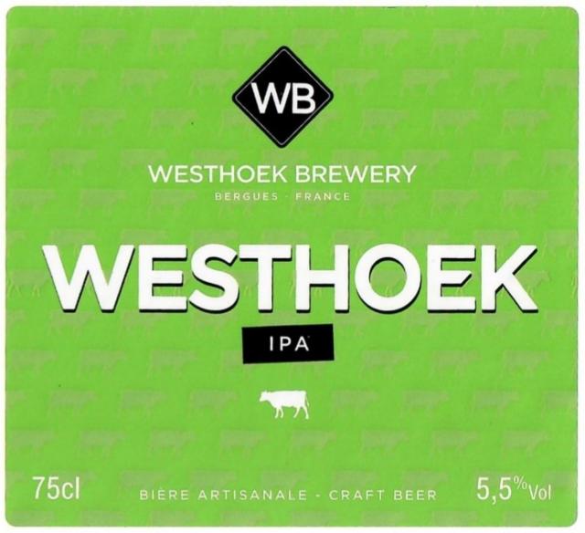 Westhoek IPA 5.5%, Westhoek Brewery, France