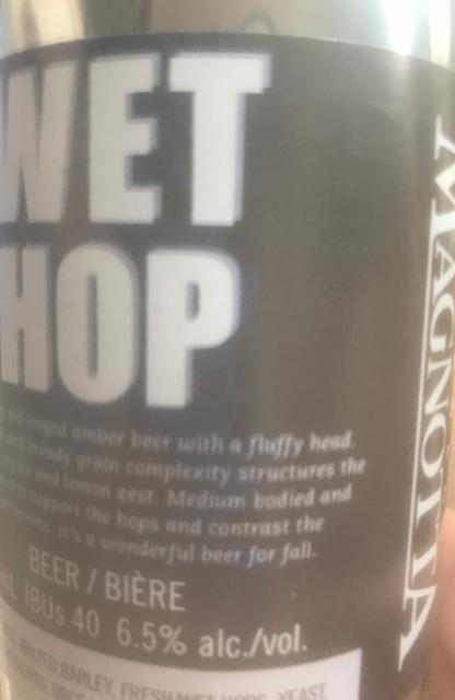 Wet Hop 6.5%, Magnotta Brewery, Canada