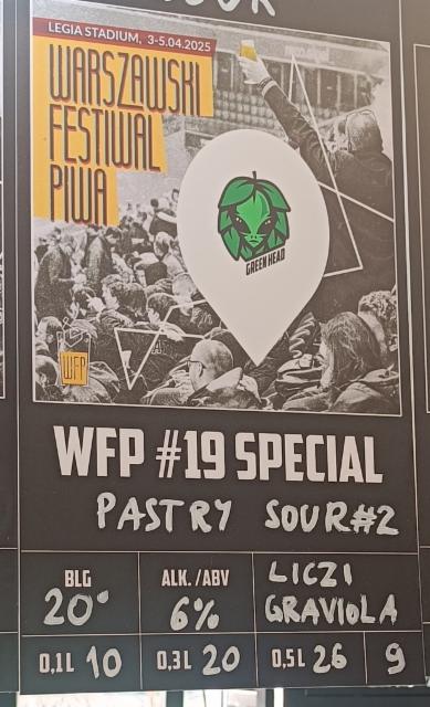 WFP #19 Special Pastry Sour #2 6.0%, Browar Green Head, Poland