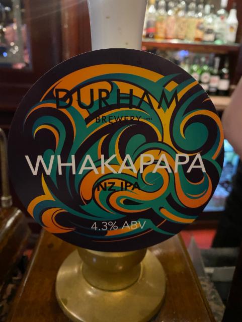 Whakapapa 4.3%, The Durham Brewery, England