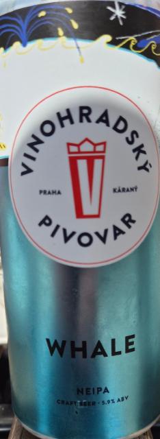 Whale 5.9%, Vinohradský Pivovar, Czech Republic