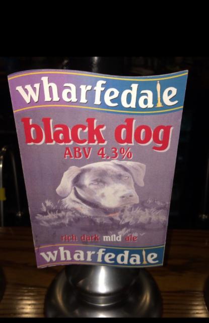 Wharfedale Black Dog 4.3%, Wharfedale Brewery, England