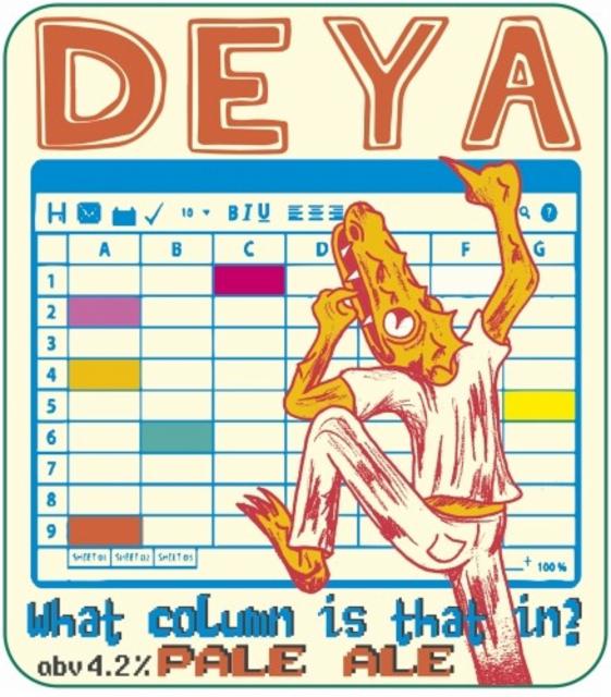 What Column Is That In? 4.2%, DEYA Brewing Company, England