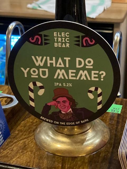 What do you Meme? 5.2%, Electric Bear Brewing Co., England