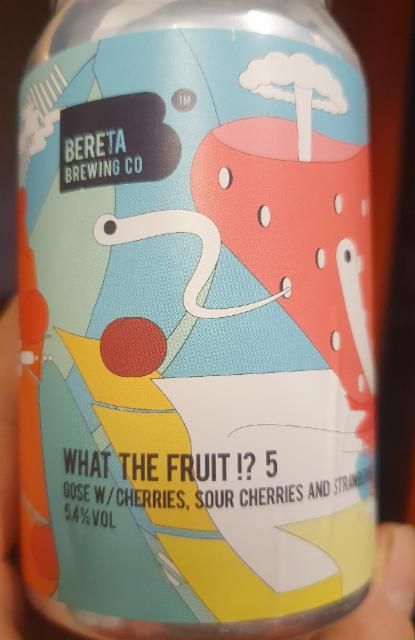 What the Fruit!? 5 – Gose w/ Cherries, Sour Cherries and Strawberries 5.4%, Bereta Brewing Co, Romania