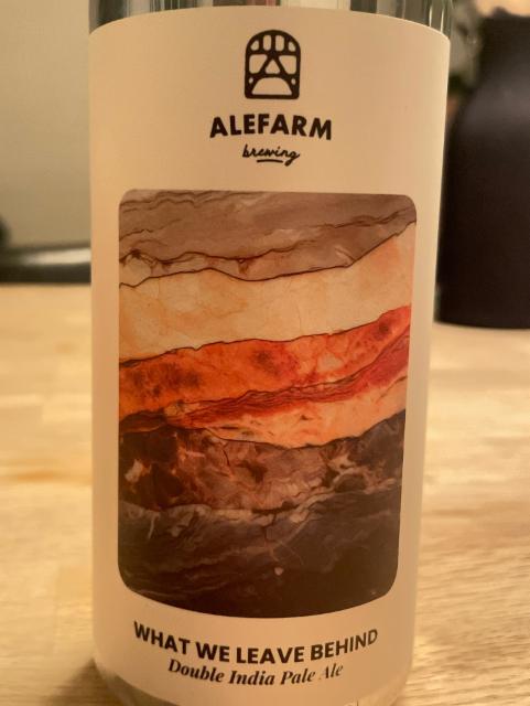 What We Leave Behind 8.5%, Alefarm Brewing, Denmark