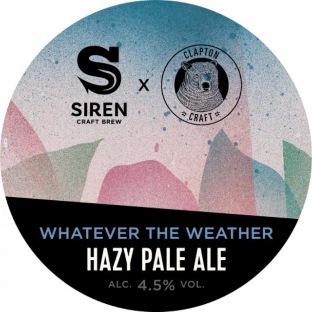 Whatever The Weather 4.5%, Siren Craft Brew, England