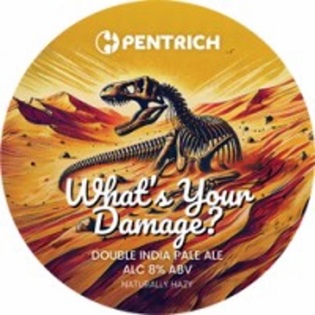 What's Your Damage? 8.0%, Pentrich Brewing, England