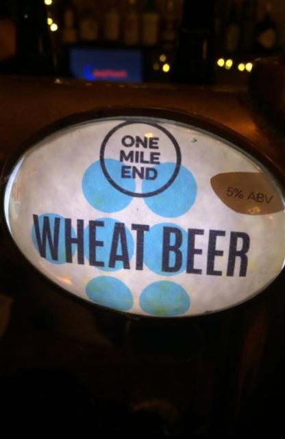 Wheat Beer 5.0%, One Mile End, England