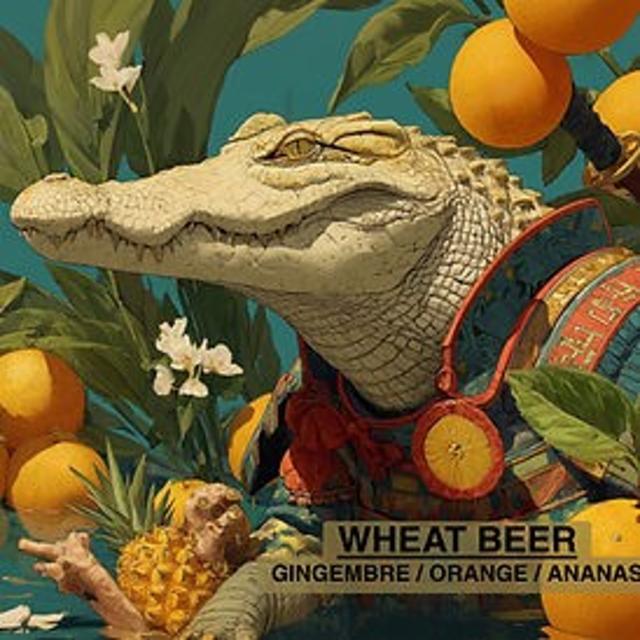 Wheat Beer Gingembre/Ananas/Orange 5.0%, Rodil Microbrasserie, France