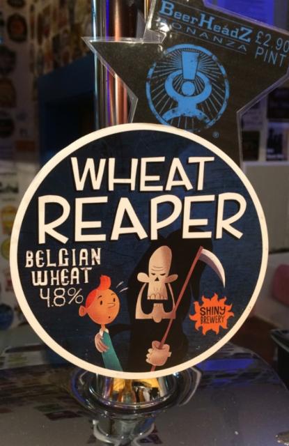 Wheat Reaper 4.8%, Shiny Brewing, England