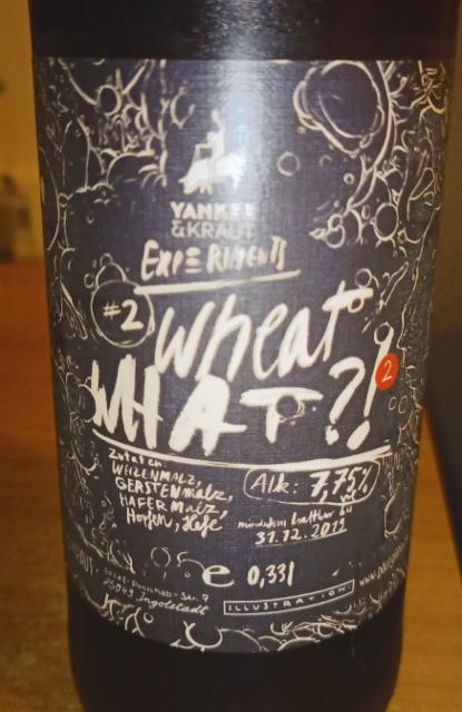 Wheat What?! #2 7.8%, Yankee & Kraut, Germany