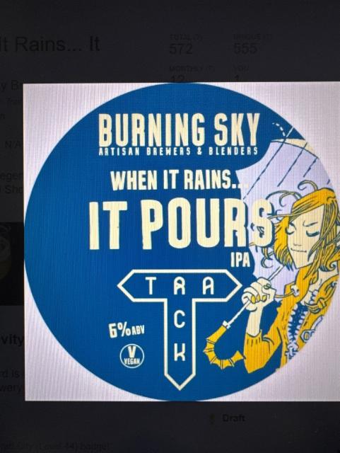 When It Rains… It Pours 6.0%, Burning Sky Brewery, England