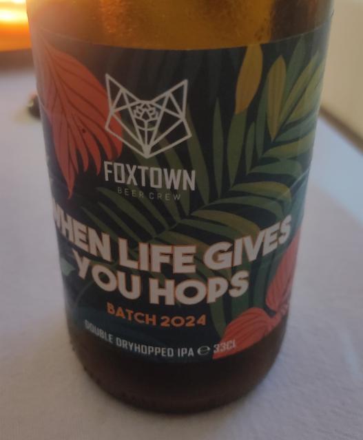 when life gives you hops 7.0%, FoxTown Beer Crew, Belgium