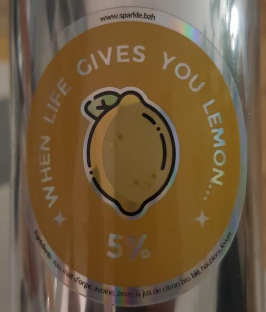When Life Gives You Lemon... 5.0%, Sparkle, France