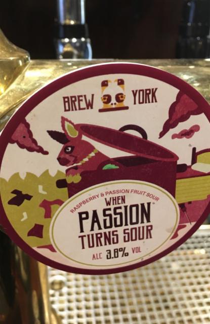 When Passion Turns Sour 3.8%, Brew York, England