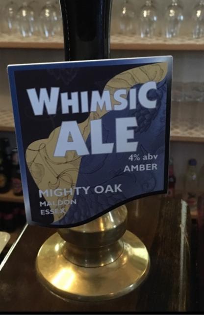 Whimsic Ale 4.0%, The Mighty Oak Brewing Company, England