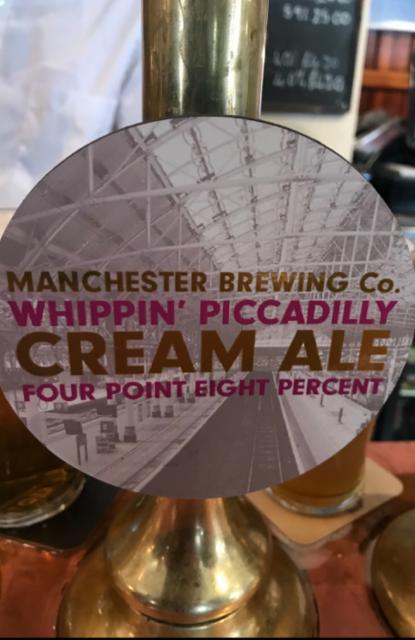 Whippin' Piccadilly 4.8%, Manchester Brewing Co., England