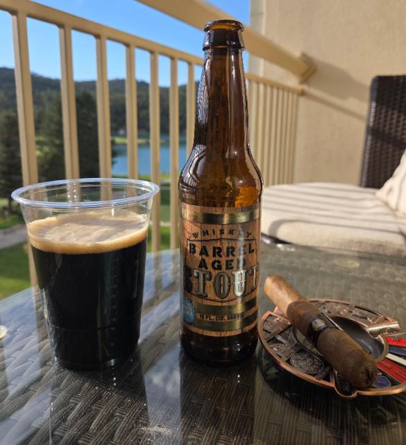 Whiskey Barrel Aged Stout 11.0%, Sierra Blanca Brewing, United States