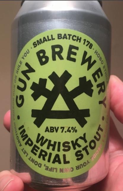 Whisky Imperial Stout 7.4%, Gun Brewery, England