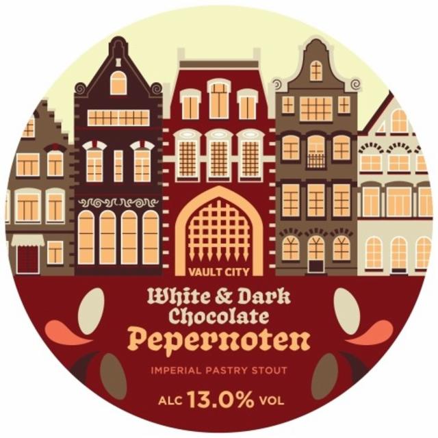 White & Dark Chocolate Pepernoten Imperial Stout 13.0%, Vault City Brewing, Scotland