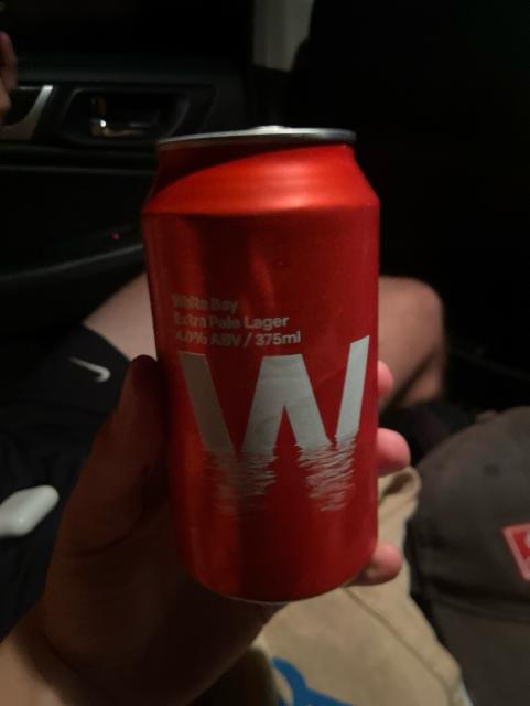 White Bay Extra Pale Lager 4.0%, White bay brewery, Australia