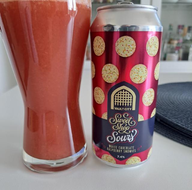 White Chocolate Raspberry Snowies 7.4%, Vault City Brewing, Scotland