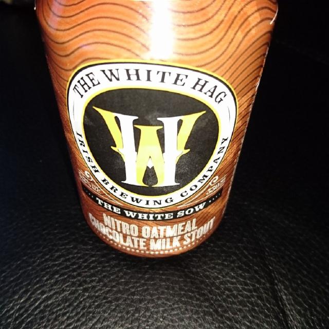 The White Sow - Nitro Oatmeal Chocolate Milk Stout 5.2%, The White Hag Brewing Company, Ireland