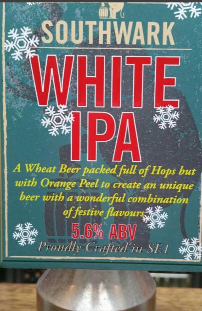 White IPA 5.6%, Southwark Brewing, England