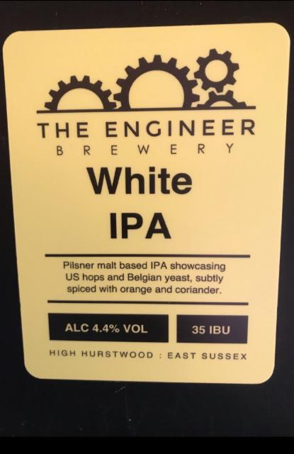 Engineer White IPA 4.4%, Engineer Brewery, England