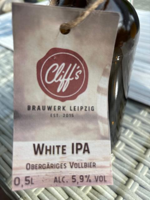 White IPA 5.9%, Cliff's Brauwerk, Germany