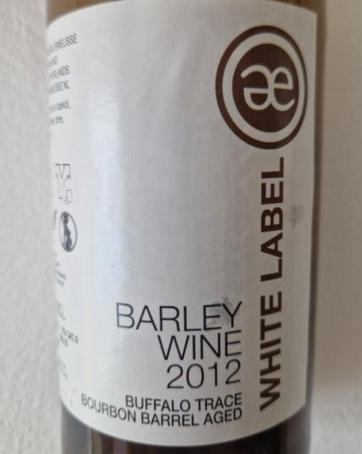 White Label Barley Wine 2012 Buffalo Trace Bourbon Barrel Aged 12.0%, Brouwerij Emelisse, Netherlands