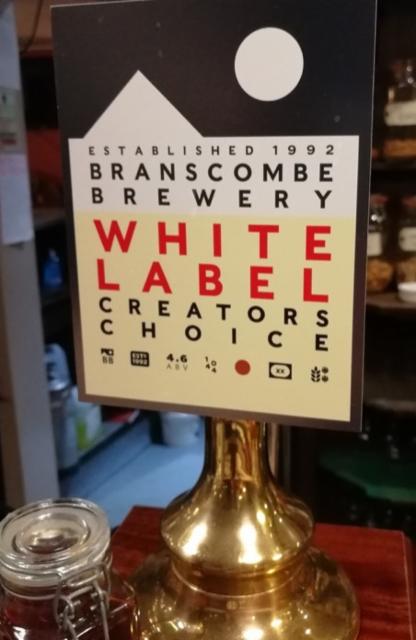 White Label Creators Choice 4.6%, Branscombe Vale Brewery, England
