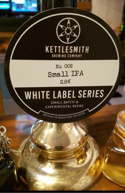White Label Series: No.002 Small IPA 2.8%, Kettlesmith Brewing Company, England