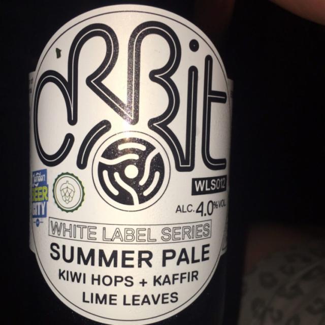 White Label Series Summer Pale 4.0%, Orbit Beers, England