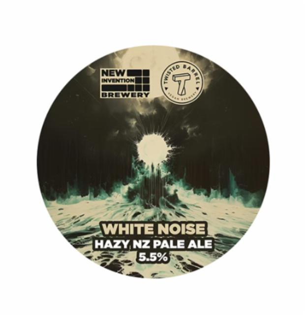 white noise 5.5%, New Invention Brewery, England