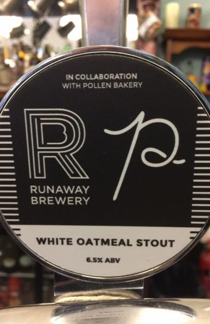 White Oatmeal Stout 6.5%, The Runaway Brewery, England