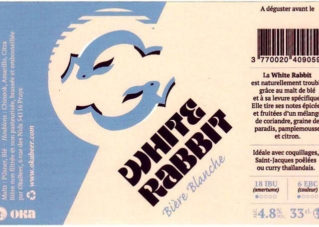 White Rabbit 4.8%, Brasserie Okabeer, France