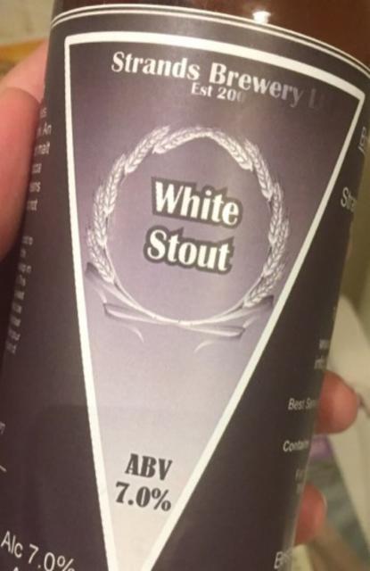 White Stout 7.0%, The Strands Inn Brewery, England