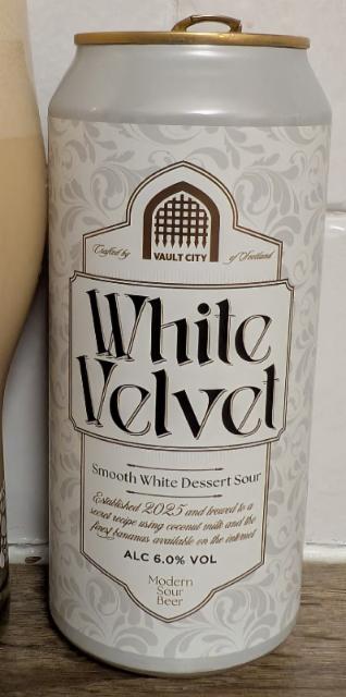 white velvet 6.0%, Vault City Brewing, Scotland