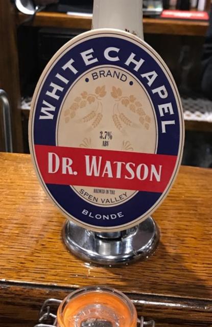 Whitechapel Dr. Watson 3.7%, Haworth Steam Brewing Company, England