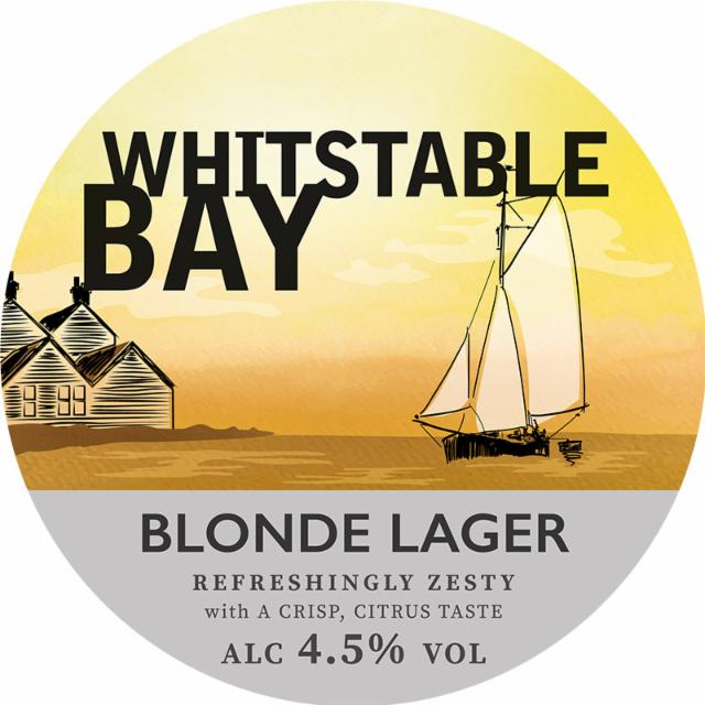 Whitstable Bay Blonde Lager 4.5%, Shepherd Neame, England