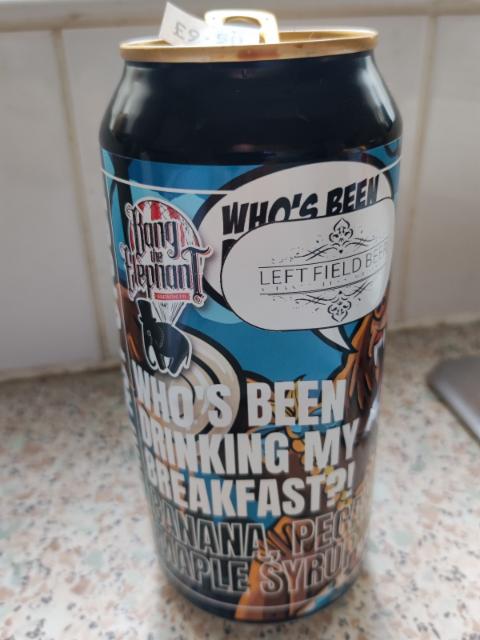 Whos been drinking my breakfast 10.6%, Bang The Elephant Brewing co, England