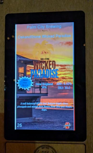 Wicked paradise 6.5%, Palm City Brewing Co., United States