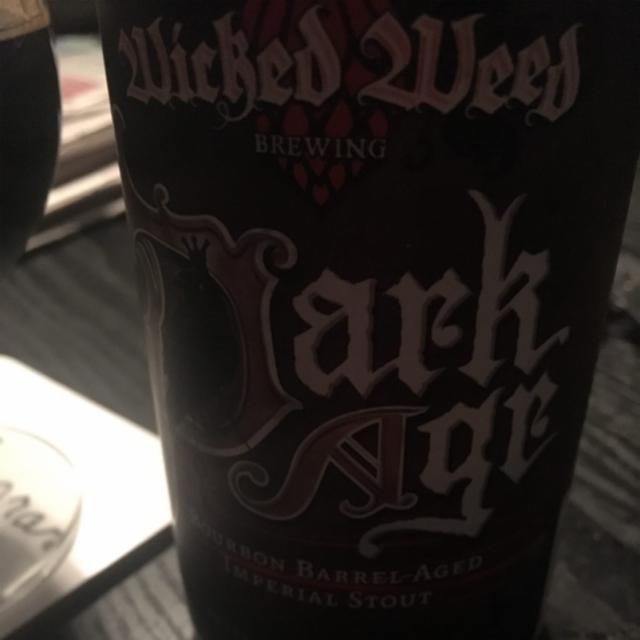 Dark Age Bourbon Barrel Aged (2017) 12.0%, Wicked Weed Brewing, United States
