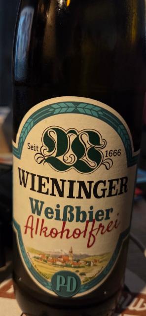Wieninger Weissbier Alkoholfrei, Privatbrauerei M.C. Wieninger